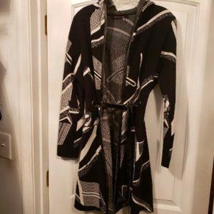 Never worn geometric sweater jacket/coat
